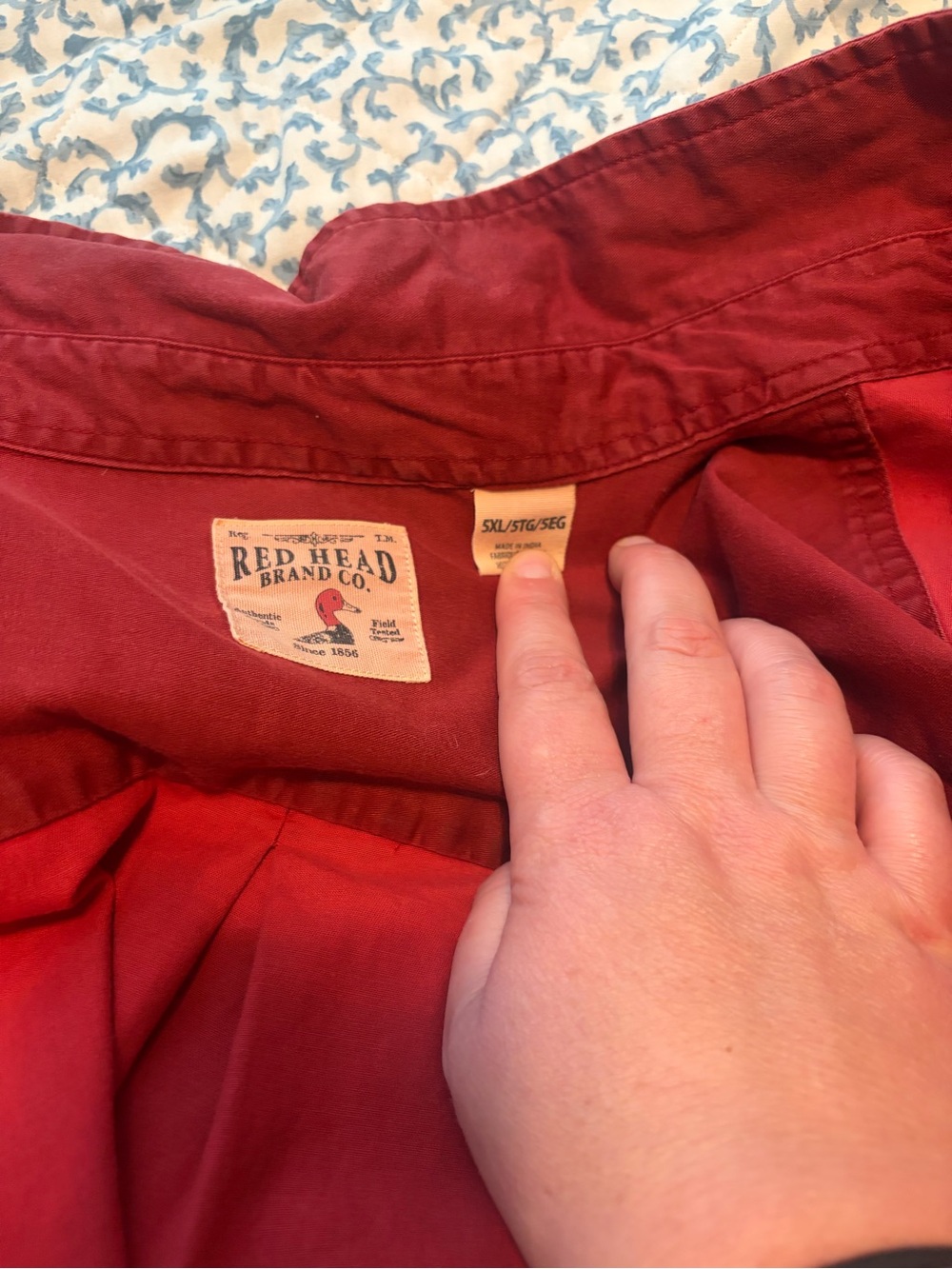 Men's Red Pants